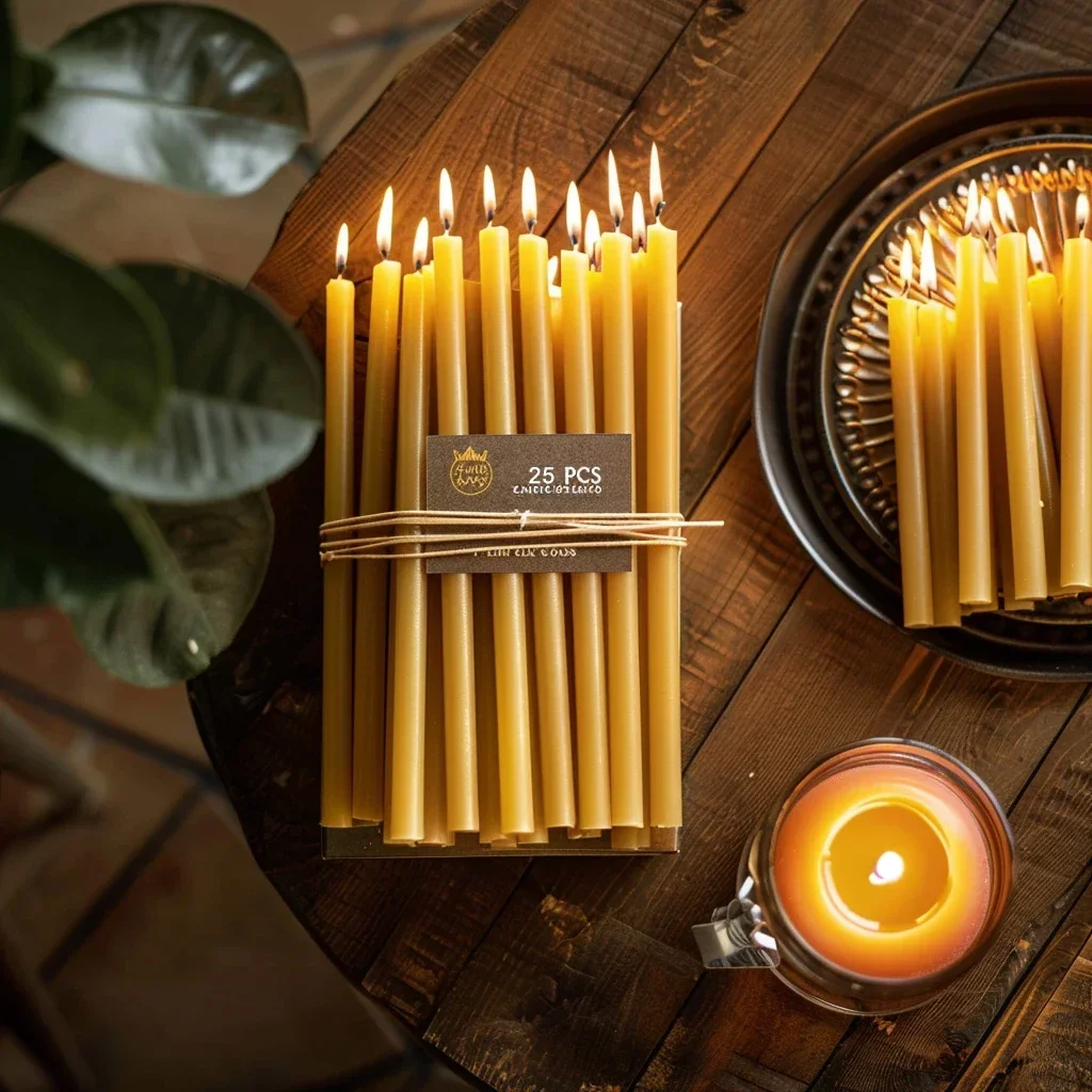 25PCS/1PACK Hanukkah Candle Na - Beeswax Wrap Reusable ulasan dan harga