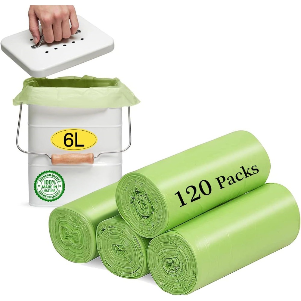 Small Trash Bags 1.2 Gallon (5 - Biodegradable Bin Liner ulasan dan harga