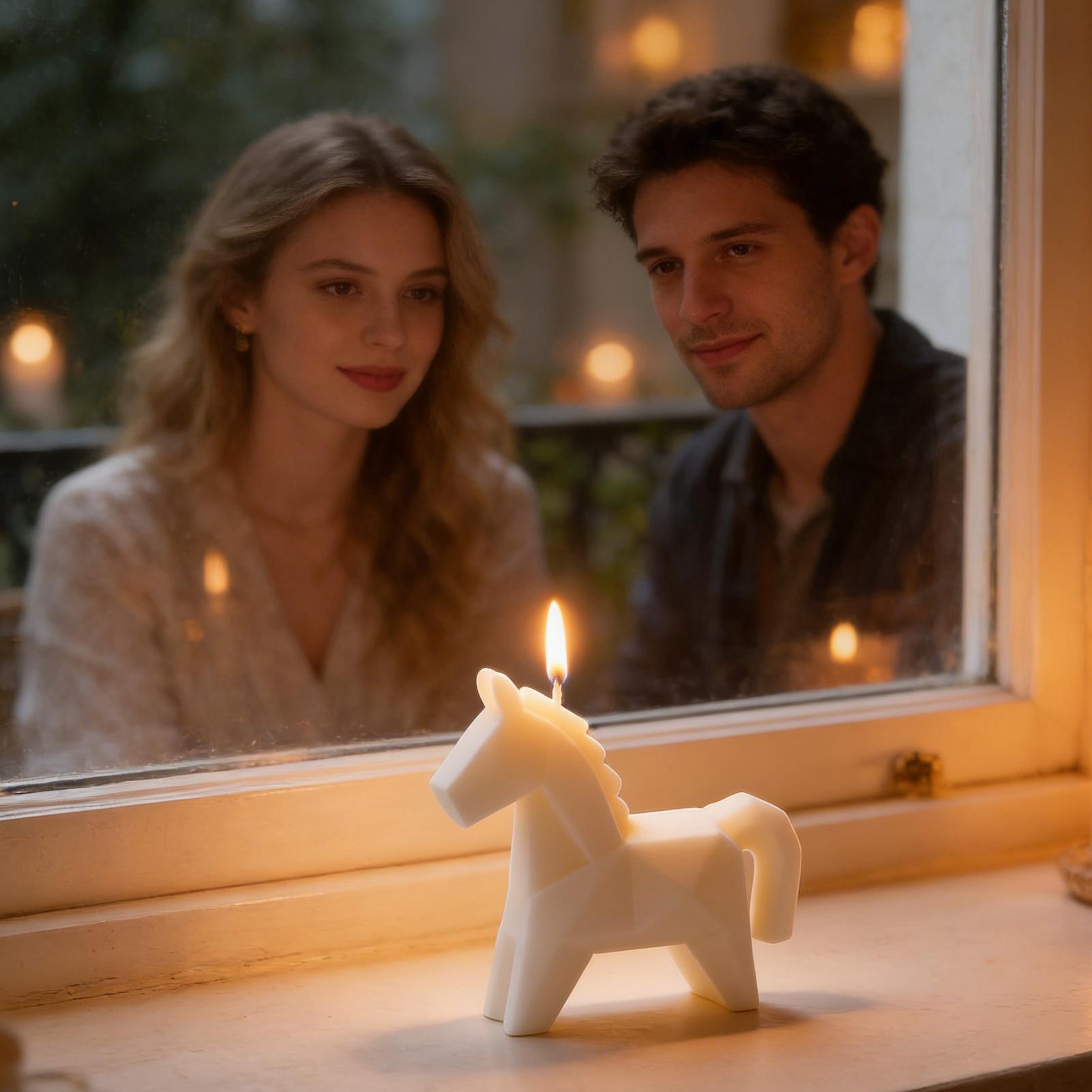 Horse Figure Scented Candle Tr - Beeswax Wrap Reusable ulasan dan harga