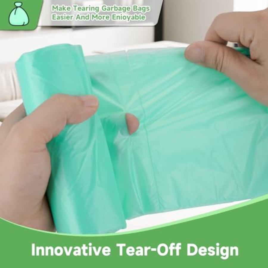 2 Gallon Mini Green Trash Bag  - Biodegradable Bin Liner ulasan dan harga