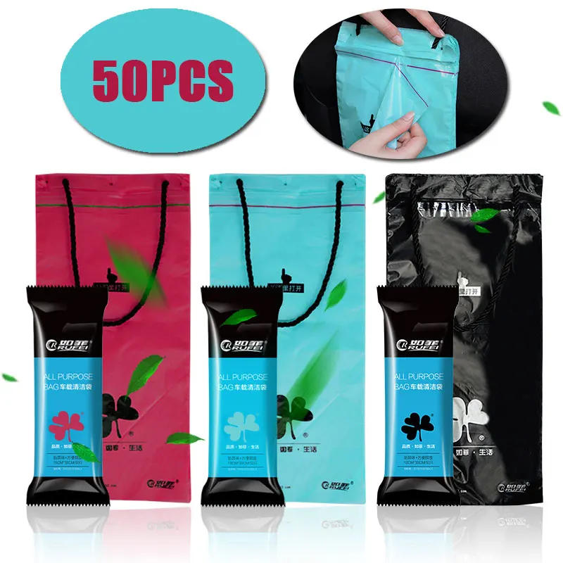 50 Pcs Car Disposable Trash Ba - Biodegradable Bin Liner ulasan dan harga