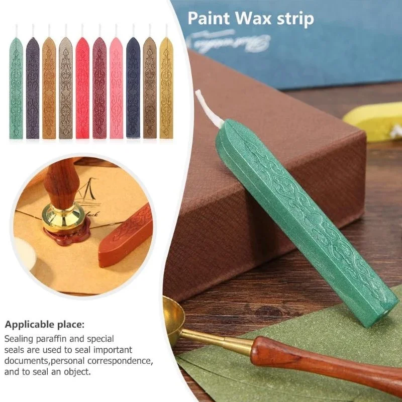 10Pcs Sealing Wax Sticks Color - Beeswax Wrap Reusable ulasan dan harga