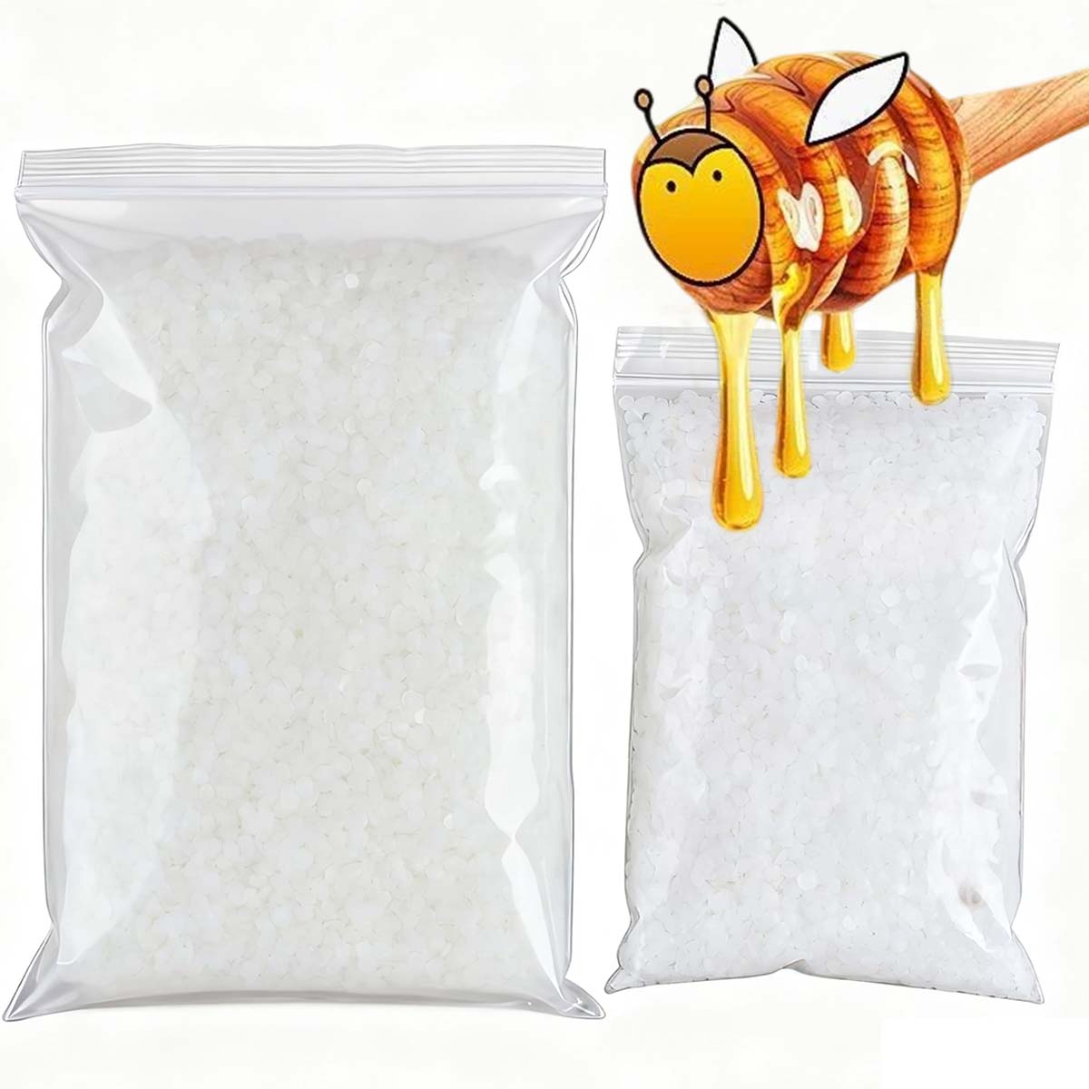 200g-1000g White Beeswax Pure  - Beeswax Wrap Reusable ulasan dan harga