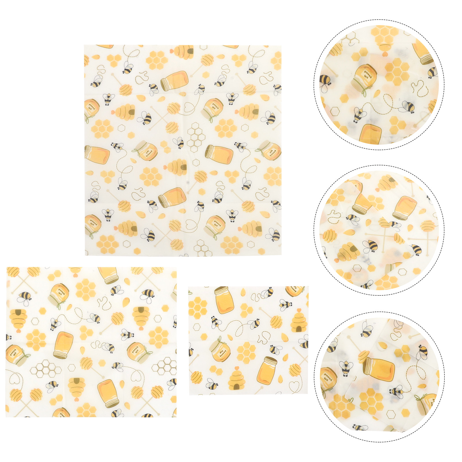 3pcs Beeswax Food Wraps Reusab - Beeswax Wrap Reusable ulasan dan harga